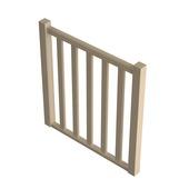 Garde-corps type A avec balustrade moulurée Jura 100 cm