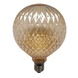 Lampe boule dorée