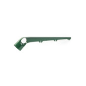 Schuine opstand aluminium groen RAL 6005 Ø 60 mm, lengte 45 cm