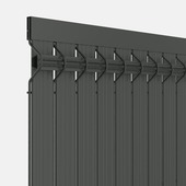 Nevada superlamellen 193 x 200 cm antraciet