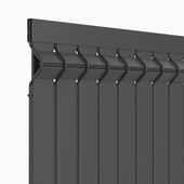 Lamellen Houston superkit 153 x 200 cm antraciet