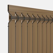 Nevada superlamellen 153 x 200 cm bambou