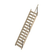 Rampe pin/métal Sogem pour escalier Cottage