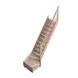 Escalier 1/4 tournant à droite Tradi Eco Sogem hêtre avec rampe et contremarches