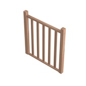 Sogem ingefreesde borstwering 100 cm voor trap Tradi Eco beuk