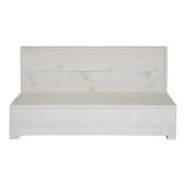 Tussenelement Hava 132 cm wit steigerhout