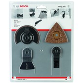 Bosch Prof multitool tegelset voor renovatie / verbouwing - 4-delig
