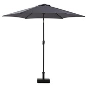 Handson parasol Florida antraciet Ø 270 cm met hendel