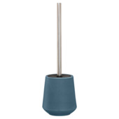 Ensemble brosse WC Conical Sealskin porcelaine bleue