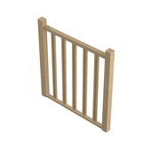 Sogem ingefreesde borstwering 100 cm voor trap Tradi Eco den