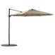 Parasol excentré Miami taupe Ø300 cm