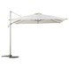 Zweefparasol Ibiza Vierkant Wit 300x300 cm