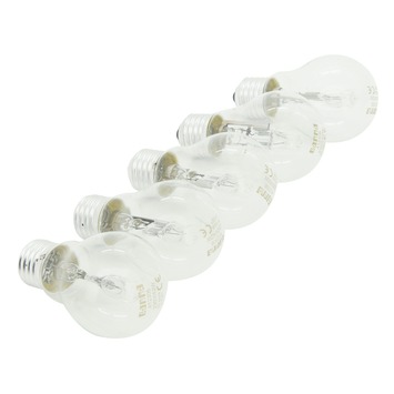 GAMMA ecohalogeenlamp peer E27 625 lumen 42 W = 60 W 5 stuks dimbaar