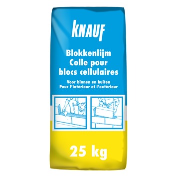Knauf cellenblokkenlijm 25 Kg | Lijmen | GAMMA.be
