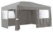 Handson partytent Mallorca met zijwanden grijs 3 x 4 m
