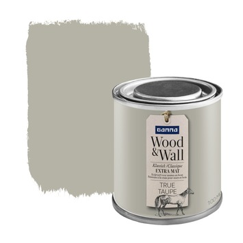 schoenen dood onszelf Wood&Wall krijtverf true taupe 100 ml | muurverf-plafondverf | GAMMA.be