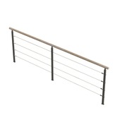 Sogem kabel borstwering 320 cm voor trap Ardennes