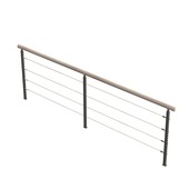 Sogem kabel borstwering 320 cm voor trap Alsace