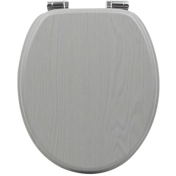 Abattant wc outlet gris argent