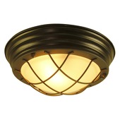 Brilliant wand- en plafondlamp Typhoon E27 max. 60 W zwart