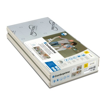 Recticel Comboprime 120x60x10 cm + 12,5 mm R=4,5 1,41 m² WR - 4 zijden T&G 2 stuks