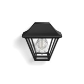 Philips wandlamp Alpenglow exclusief lamp E27 max. 42 W zwart