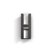 Philips wandlamp Shadow met geïntegreerde led 2x4,5 W grijs