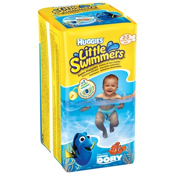 Huggies Little Swimmers 5-6 Huggies Little Swimmers - Lot De 3 Paquets De Couches Bain Taille 2-3 (3-8kg) - 36 Culottes De Natation Couches De Natation Huggies