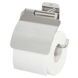 Tiger Colar wc-rolhouder met klep inox gepolijst