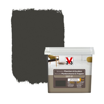 Peinture Cuisine Sdb Resistextême Satin V33 Gris Fusain 2l