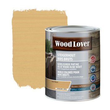 Woodlover olie voor Steigerhout 2,5 Sand Wash