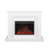 Habillage de cheminée Livn Saalbach blanc