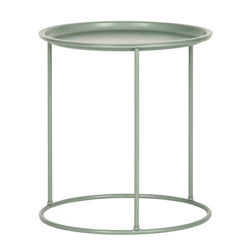 WOOOD bijzettafel Ivar M jadegroen met los dienblad