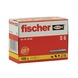 Fischer s-plug 30 x 6mm grijs 100 stuks