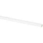 Latte rabotée pin prépeint blanc 15x15mm 270cm