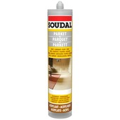 Mastic acrylique parquets Soudal gris clair 290 ml