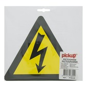 Pickup pictogram elektrische spanning 20x20 cm