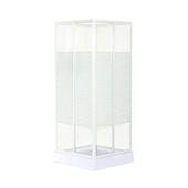 OK douchecabine hoekinstap Riga 90x90 cm met schuifdeuren