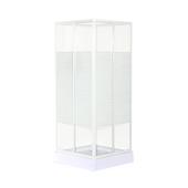 OK douchecabine hoekinstap Riga 80x80 cm met schuifdeuren en glazen wanden