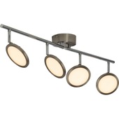 Plafonnier orientable Pluto Brilliant LED intégrée 4x 5 W chrome mat