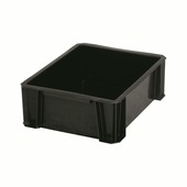 Boîte de rangement empilable Heavy Duty 8 litres noir