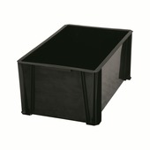 Boîte de rangement empilable Heavy Duty 36 litres noir