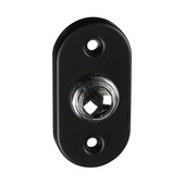 GAMMA beldrukker ovaal zwart