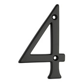 GAMMA huiscijfer zwart 4