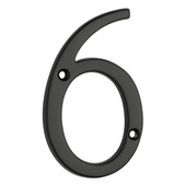 GAMMA huiscijfer zwart 6/9