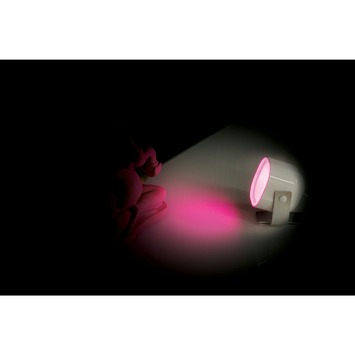 iDual projector Lilas met geïntegreerde LED 8W 380 lumen wit incl. afstandsbediening