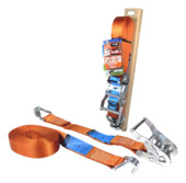 Spanband Heavy Duty met ratel en haak 6 m 2000 kg