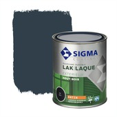 Sigma lak exterieur satin 750 ml staalblauw