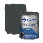 Sigma lak interieur mat 750 ml zwartgrijs