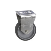Roulette fixe TPE à platine Ø50 mm max. 40 kg